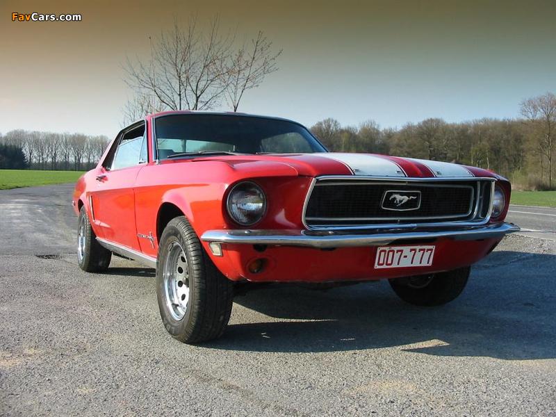 Photos of Mustang Coupe 1968 (800 x 600)