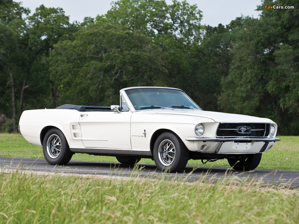 Pictures of Mustang Convertible 1967 (1024 x 768)