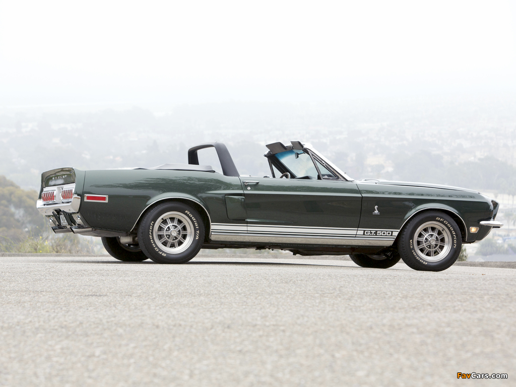 Pictures of Shelby GT500 Convertible 1968 (1024 x 768)