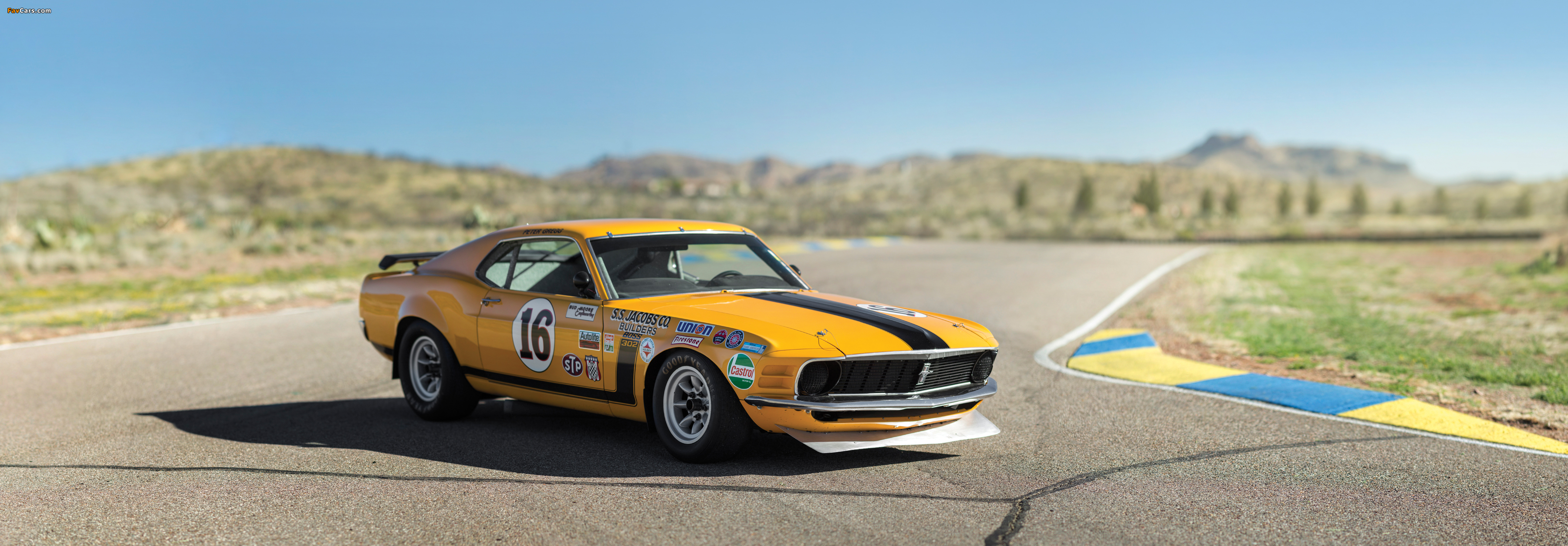Pictures of Ford Mustang Boss 302 Trans-Am Race Car 1970 (3600 x 1253)