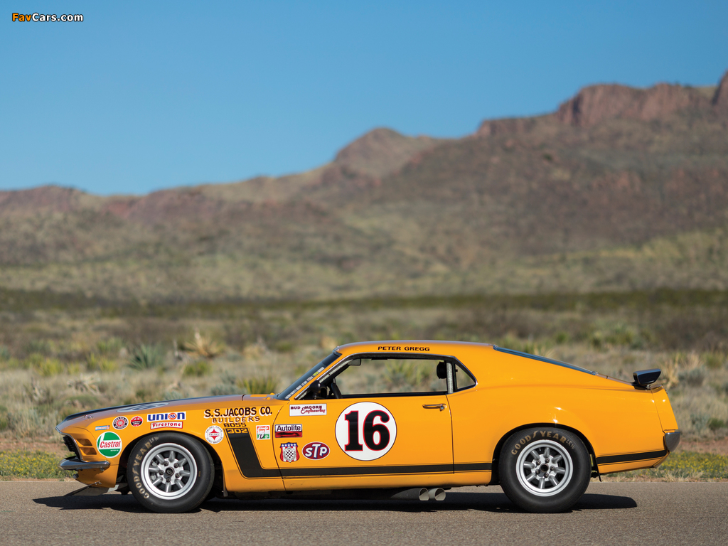 Pictures of Ford Mustang Boss 302 Trans-Am Race Car 1970 (1024 x 768)