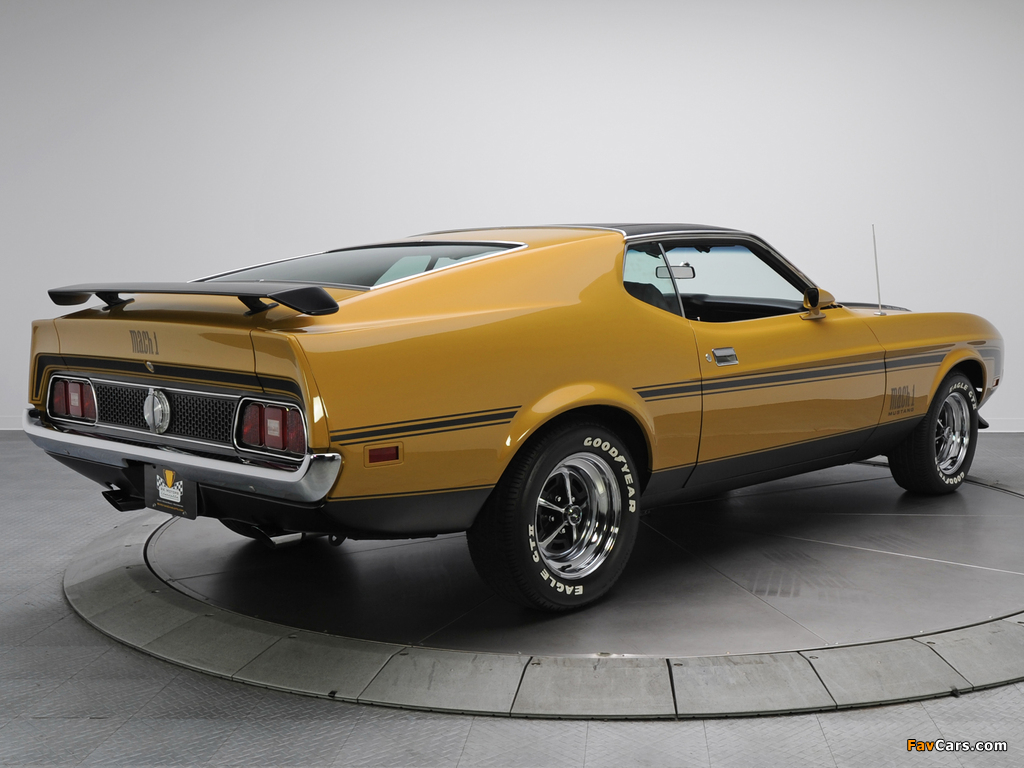 Pictures of Mustang Mach 1 1971–72 (1024 x 768)