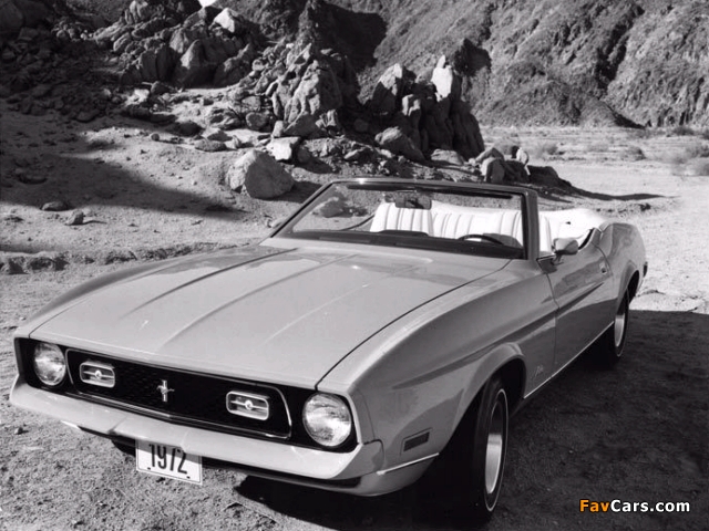 Pictures of Mustang Convertible 1972 (640 x 480)