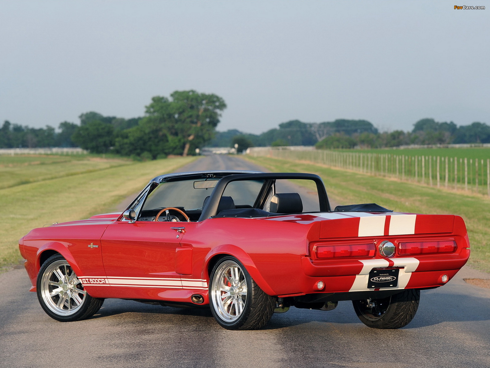 Pictures of Classic Recreations Shelby GT500CR Convertible 2012 (1600 x 1200)
