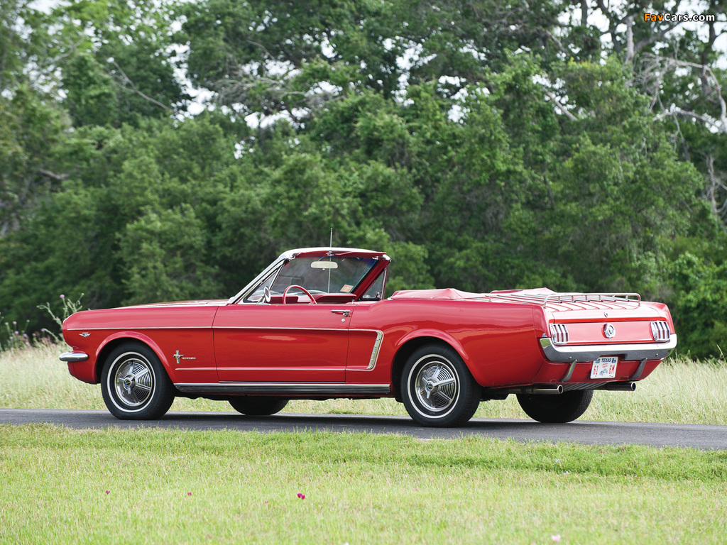 Mustang 289 Convertible 1965 wallpapers (1024 x 768)