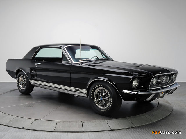 Mustang GT Coupe (65B) 1967 wallpapers (640 x 480)