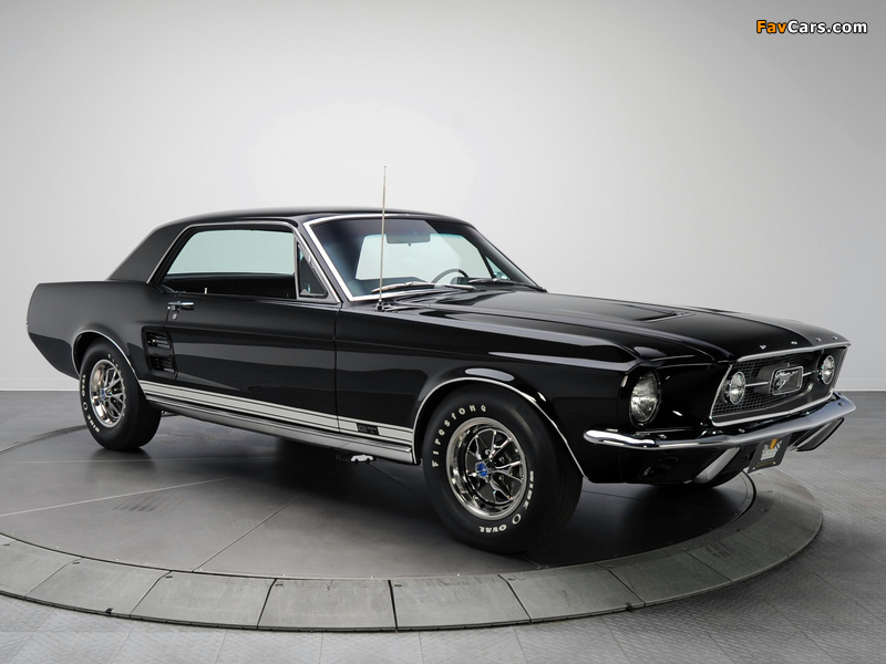 Mustang GT Coupe (65B) 1967 wallpapers (800 x 600)