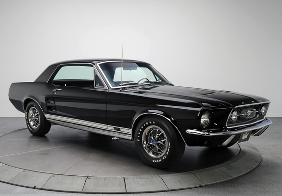 Mustang GT Coupe (65B) 1967 wallpapers