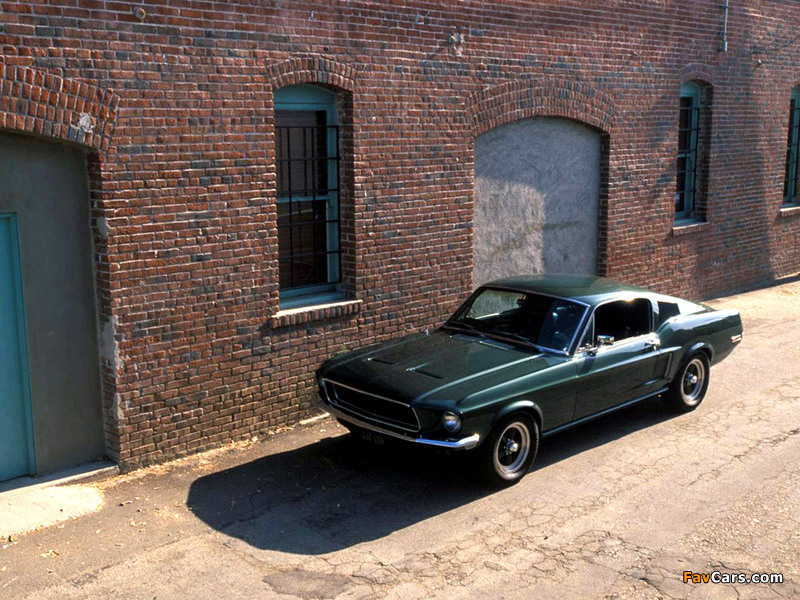 Mustang Fastback GT390 Bullitt 1968 wallpapers (800 x 600)