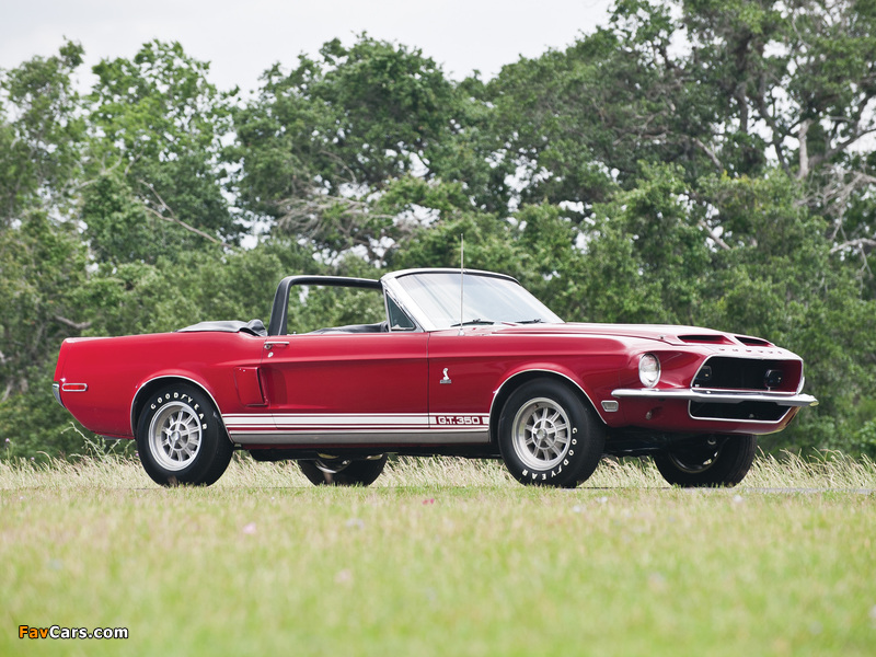 Shelby GT350 Convertible 1968 wallpapers (800 x 600)