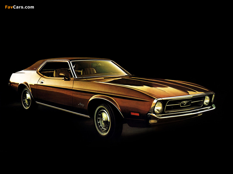 Mustang Grande Hardtop 1971 wallpapers (800 x 600)