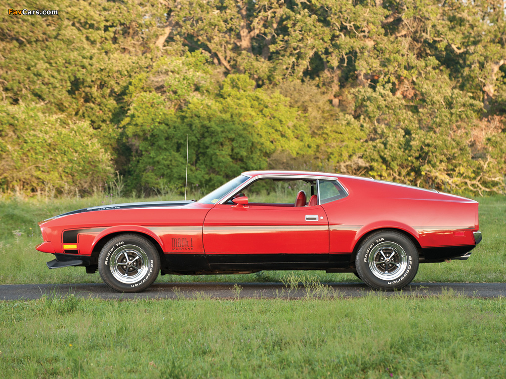 Mustang Mach 1 1971–72 wallpapers (1024 x 768)