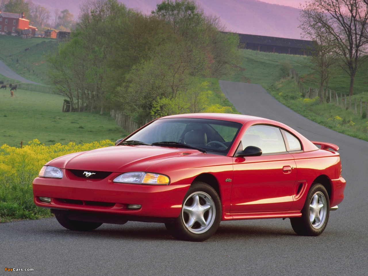 Mustang GT Coupe 1996–98 wallpapers (1280 x 960)