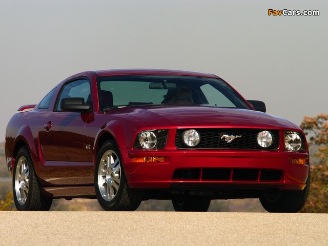 Mustang GT 2005–08 wallpapers (640 x 480)