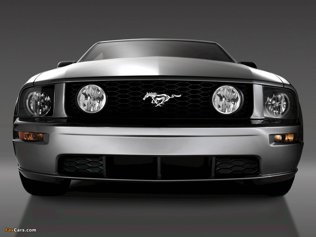 Mustang GT 2005–08 wallpapers (1024 x 768)