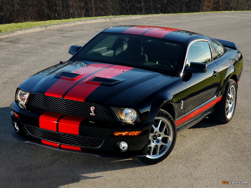 Shelby GT500 Red Stripe Appearance Package 2007 wallpapers (1024 x 768)