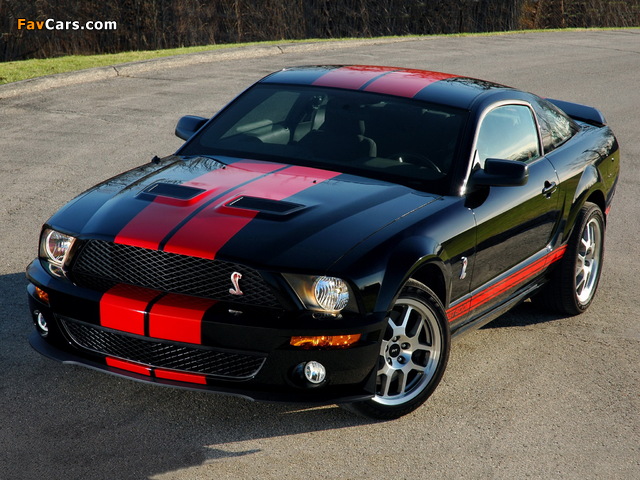 Shelby GT500 Red Stripe Appearance Package 2007 wallpapers (640 x 480)
