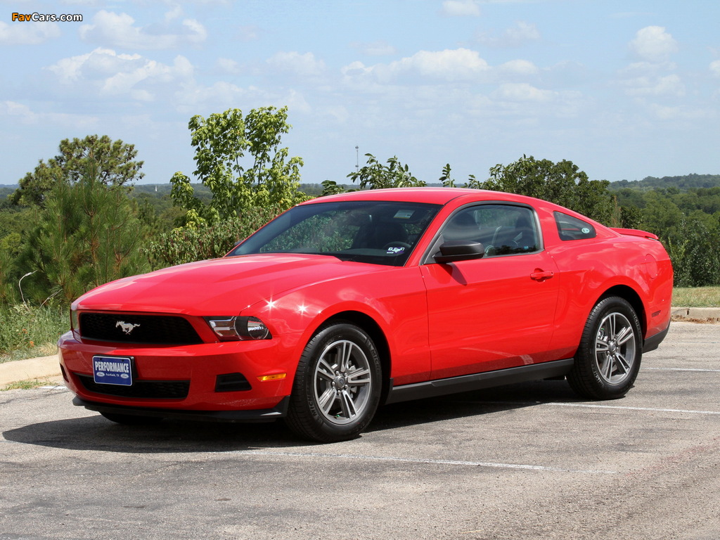 Mustang V6 2009–12 wallpapers (1024 x 768)