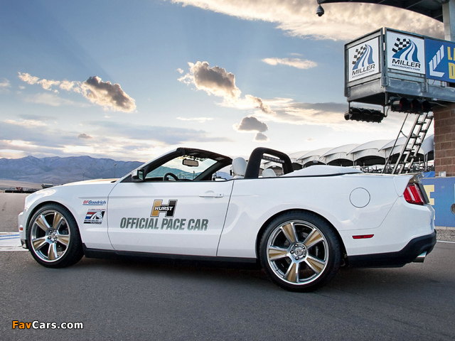 Hurst Mustang Convertible Pace Car 2009 wallpapers (640 x 480)