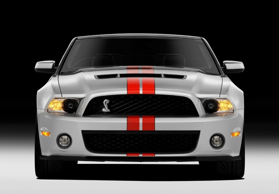 Shelby GT500 SVT Convertible 2010–12 wallpapers