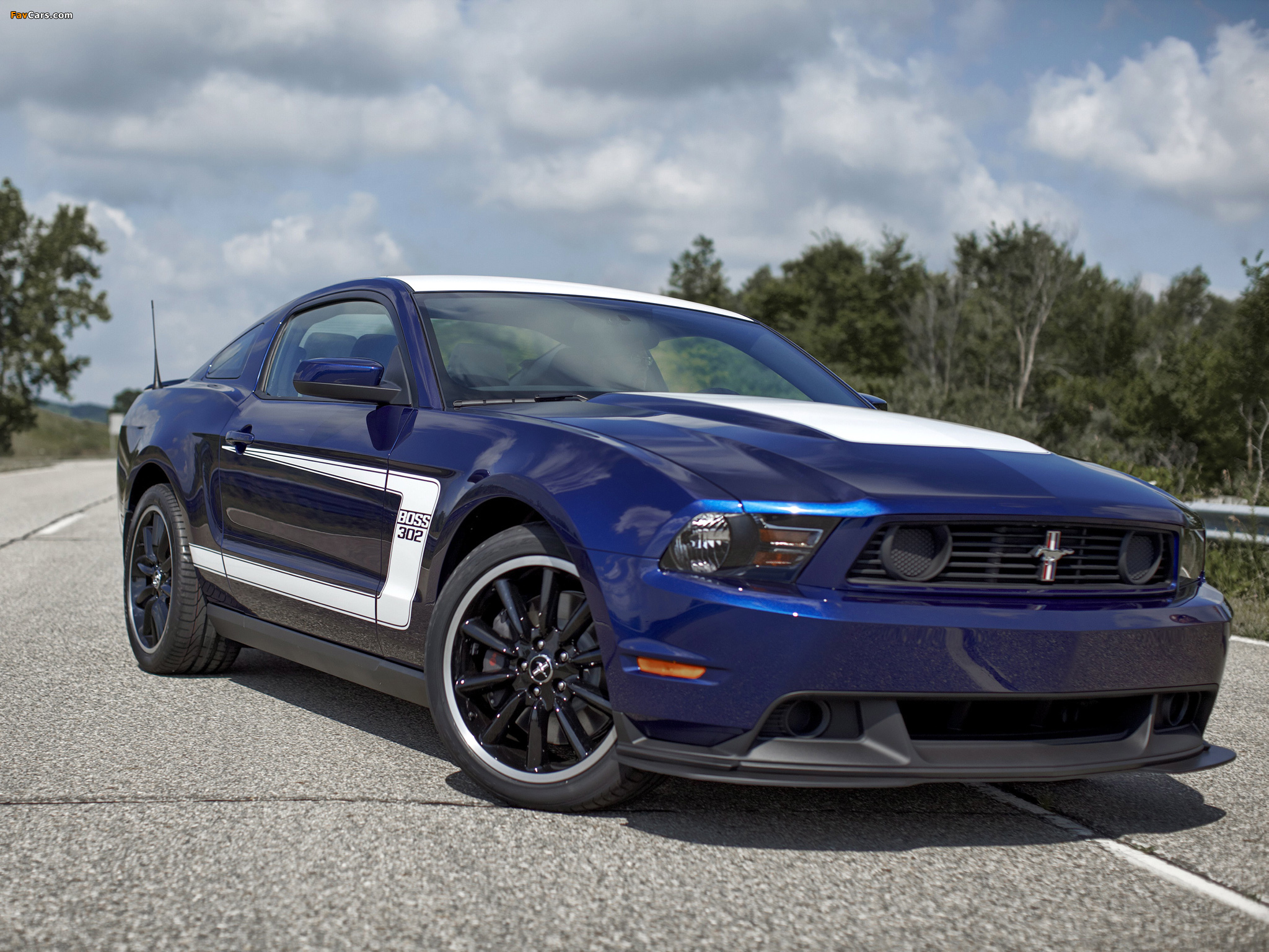 Mustang Boss 302 2011–12 wallpapers (2048 x 1536)