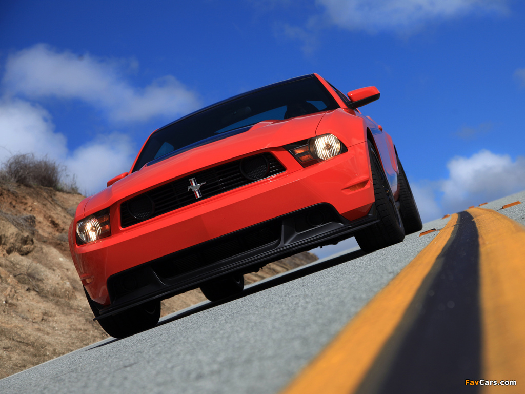 Mustang Boss 302 2011–12 wallpapers (1024 x 768)