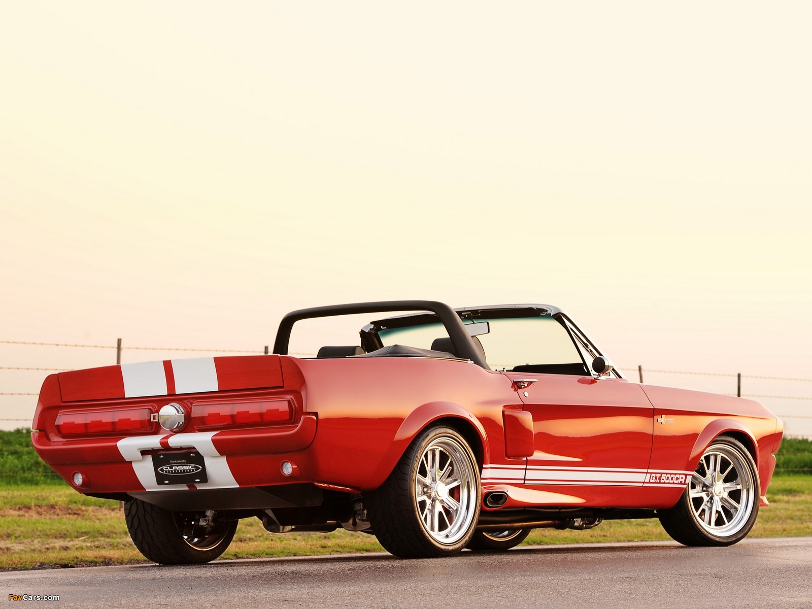 Classic Recreations Shelby GT500CR Convertible 2012 wallpapers (1600 x 1200)