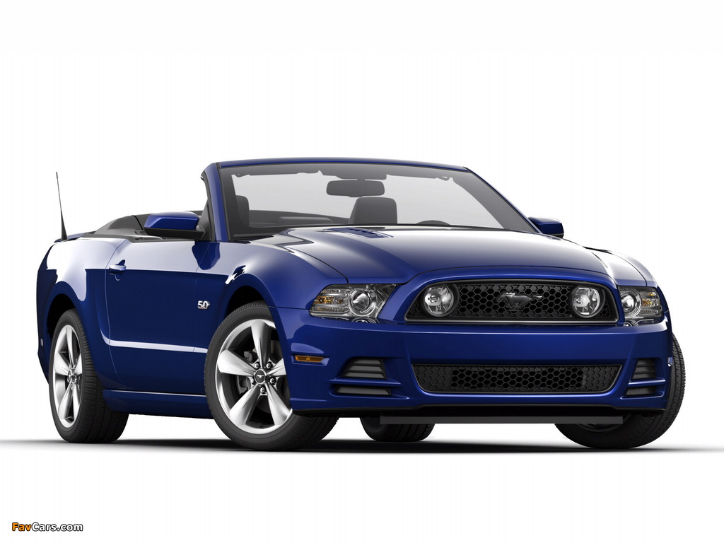 Mustang 5.0 GT Convertible 2012 wallpapers (1024 x 768)