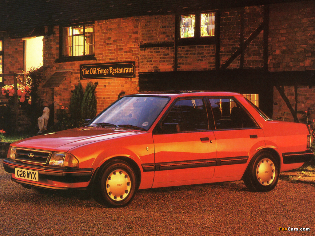 Ford Orion Ghia UK-spec 1983–86 wallpapers (1024 x 768)