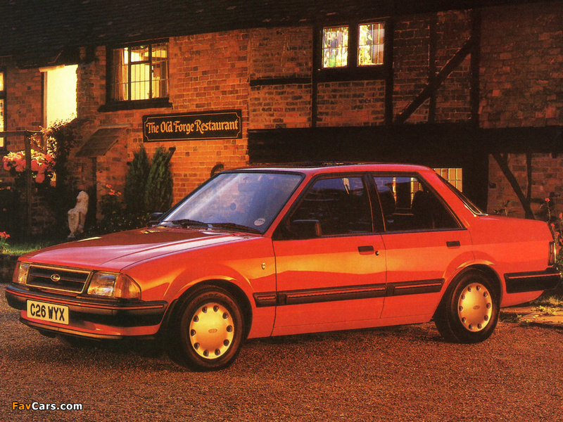 Ford Orion Ghia UK-spec 1983–86 wallpapers (800 x 600)