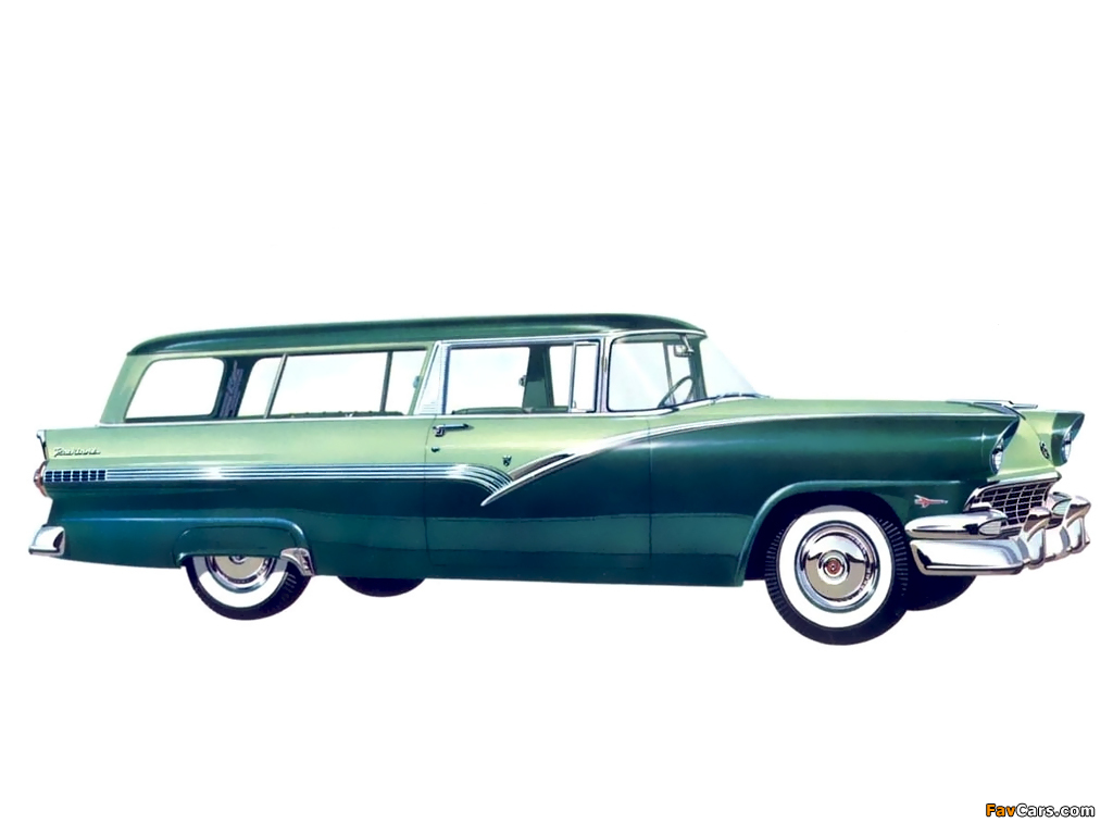 Ford Parklane Station Wagon 1956 pictures (1024 x 768)