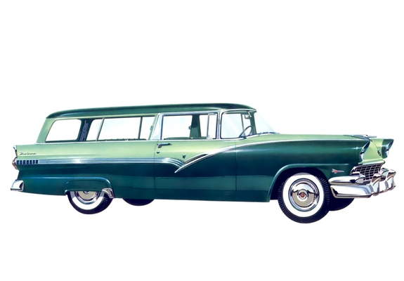 Ford Parklane Station Wagon 1956 pictures