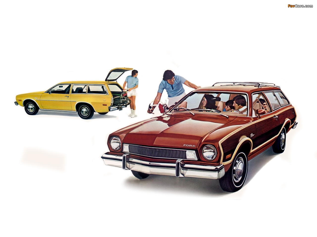 Ford Pinto Wagon & Pinto Squire Wagon 1975 wallpapers (1280 x 960)