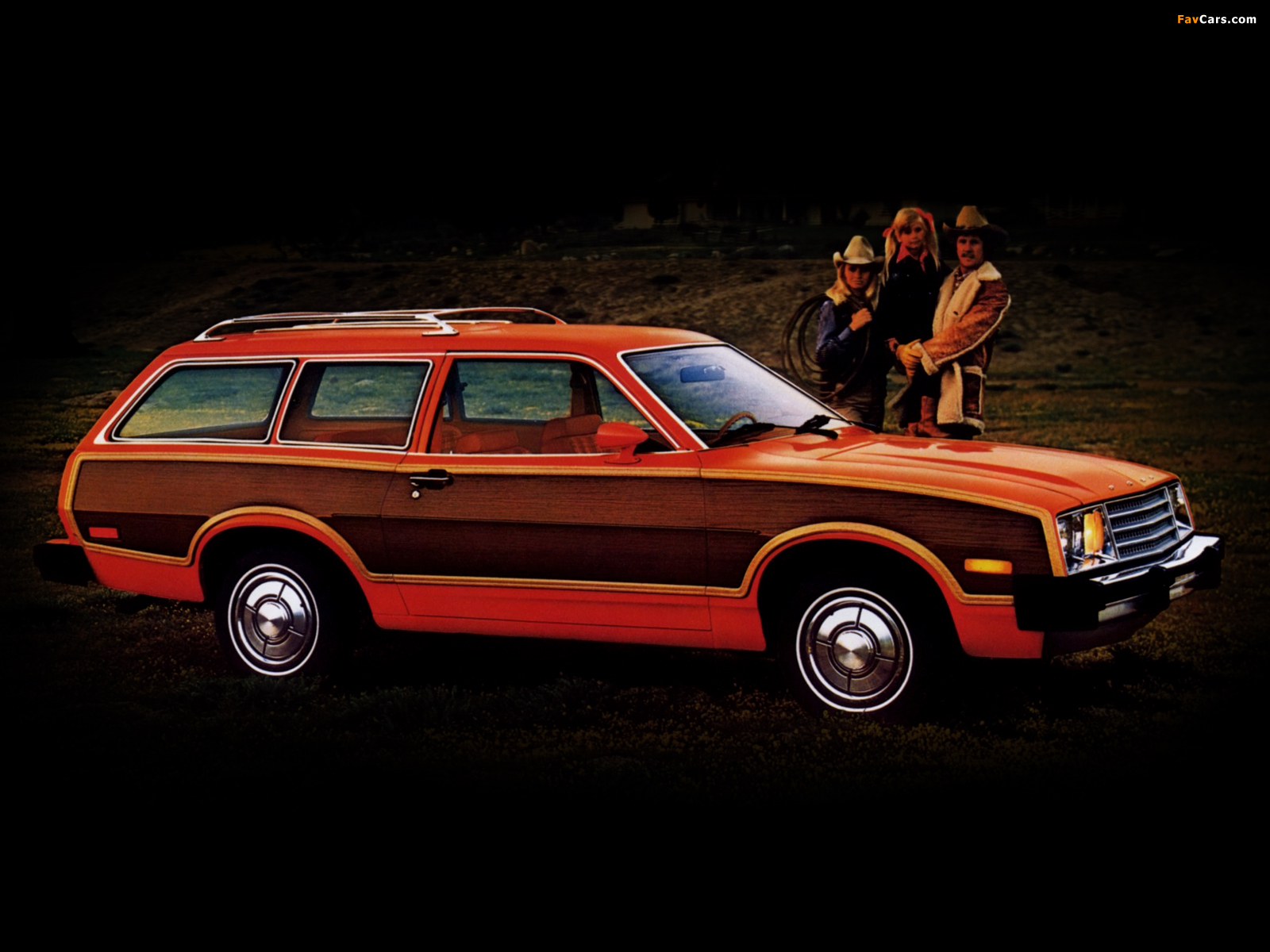 Ford Pinto Squire Wagon (73B) 1979–80 wallpapers (1600 x 1200)