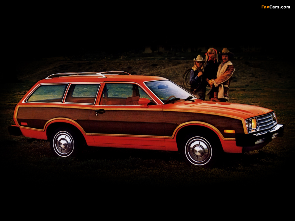Ford Pinto Squire Wagon (73B) 1979–80 wallpapers (1024 x 768)