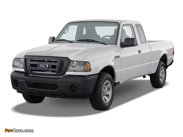 Ford Ranger XL 2WD Super Cab 2008–11 images (640 x 480)