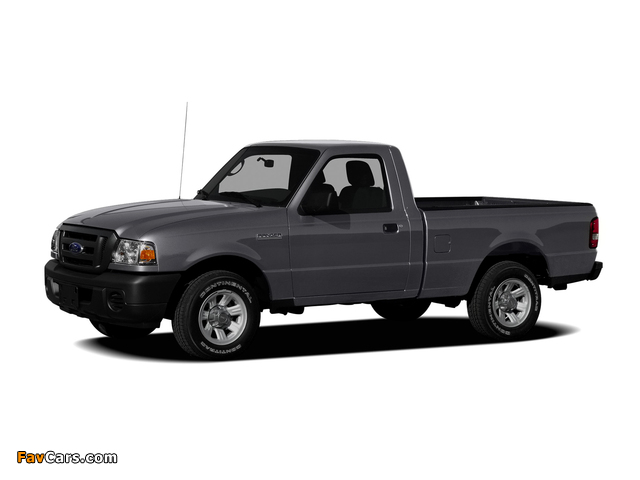 Ford Ranger XL 2WD Regular Cab 6-foot Box 2008–11 images (640 x 480)