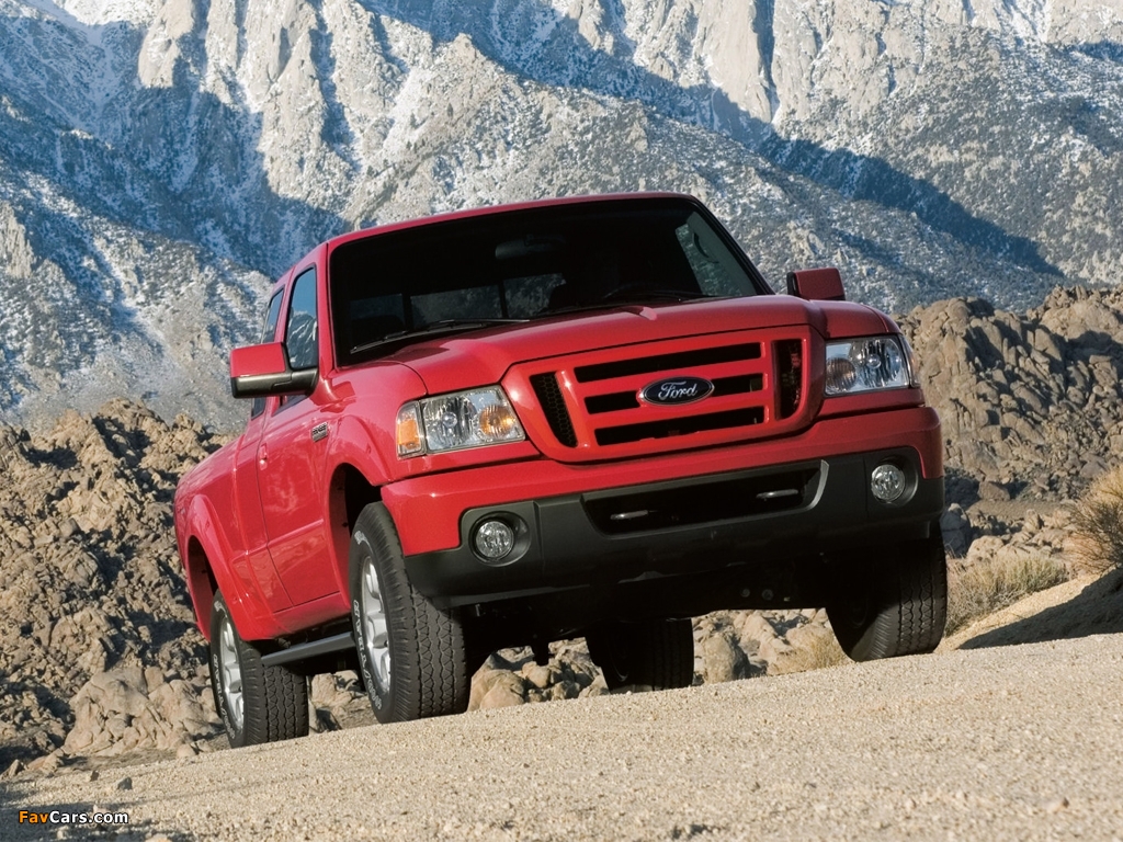 Photos of Ford Ranger Sport Super Cab 2008–11 (1024 x 768)