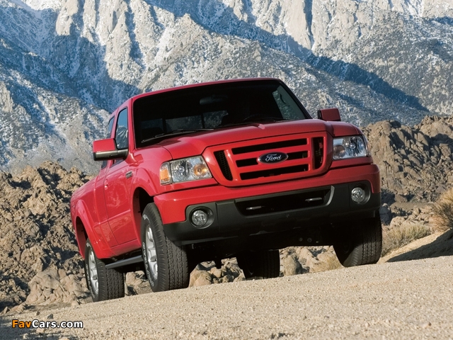 Photos of Ford Ranger Sport Super Cab 2008–11 (640 x 480)