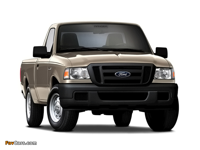 Pictures of Ford Ranger XL 2WD Regular Cab 6-foot Box 2006–08 (640 x 480)