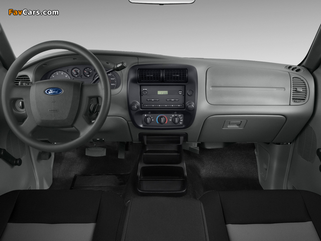 Pictures of Ford Ranger XL 2WD Super Cab 2008–11 (640 x 480)