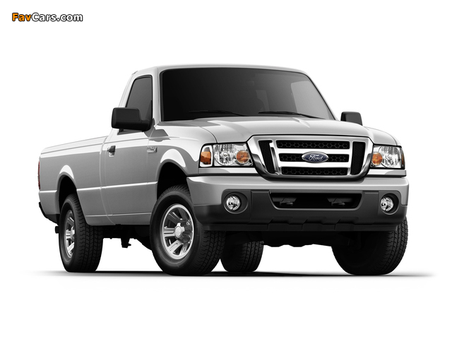 Pictures of Ford Ranger XLT Regular Cab 6-foot Box 2008–11 (640 x 480)