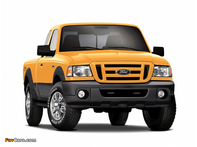 Pictures of Ford Ranger XLT FX4 Super Cab 2008–11 (640 x 480)