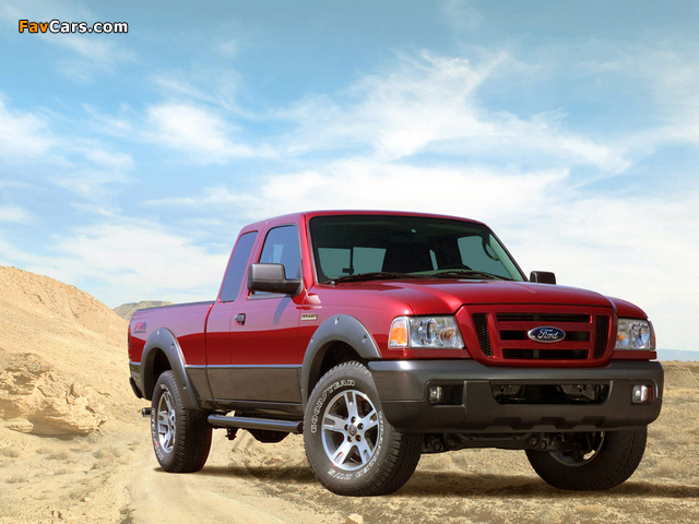 Ford Ranger XLT FX4 Super Cab 2006–08 wallpapers (640 x 480)