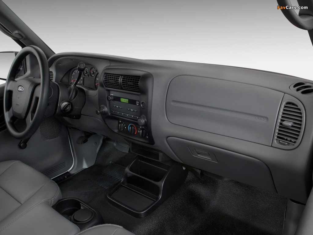 Ford Ranger XL 2WD Regular Cab 7-foot Box 2008–11 wallpapers (1024 x 768)