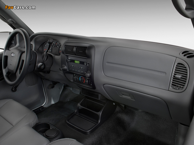 Ford Ranger XL 2WD Regular Cab 7-foot Box 2008–11 wallpapers (640 x 480)