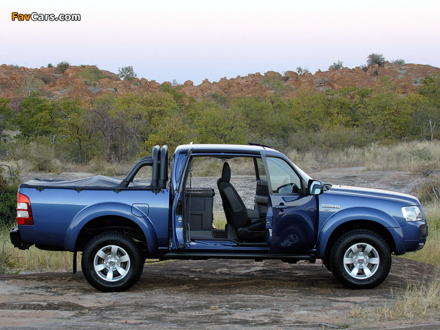 Ford Ranger Crew Cab ZA-spec 2007–09 wallpapers (640 x 480)