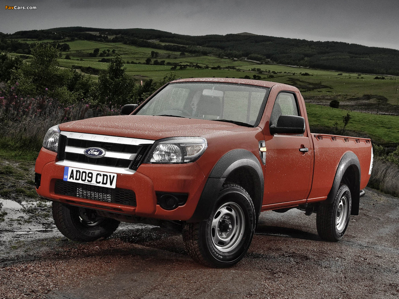 Ford Ranger Regular Cab UK-spec 2009–11 images (1280 x 960)