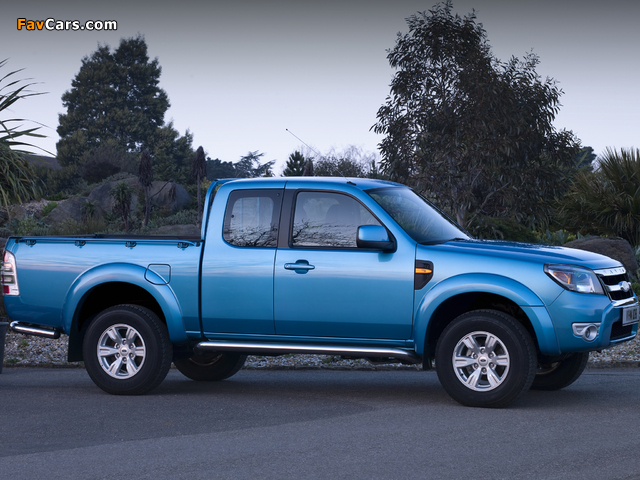 Ford Ranger Extended Cab UK-spec 2009–11 images (640 x 480)