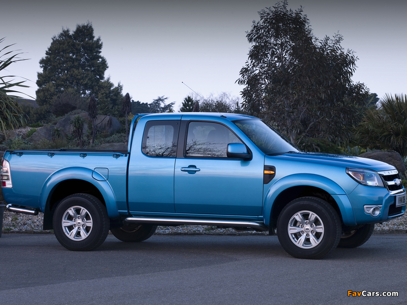 Ford Ranger Extended Cab UK-spec 2009–11 images (800 x 600)